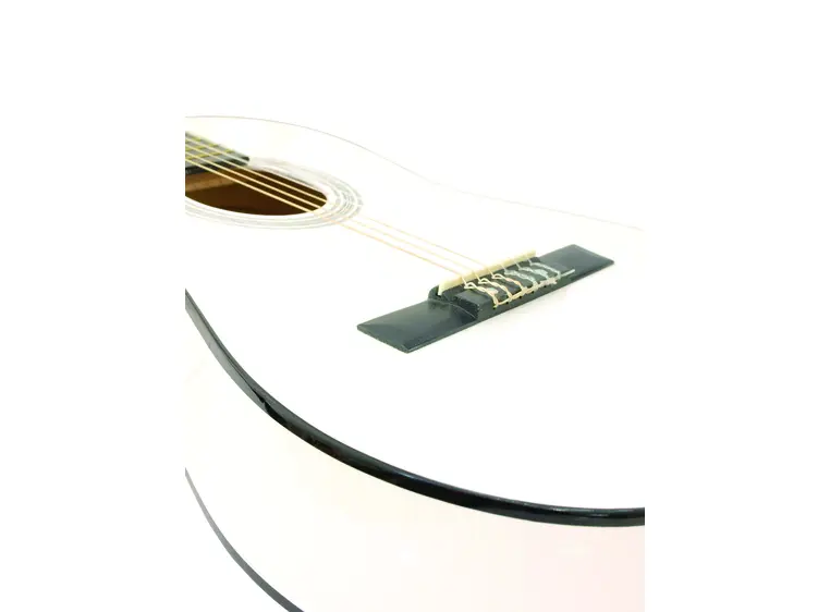 DIMAVERY AC-303 Classic Guitar 3/4, white 